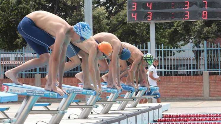 El deporte de la natación volvió con mucha actividad.