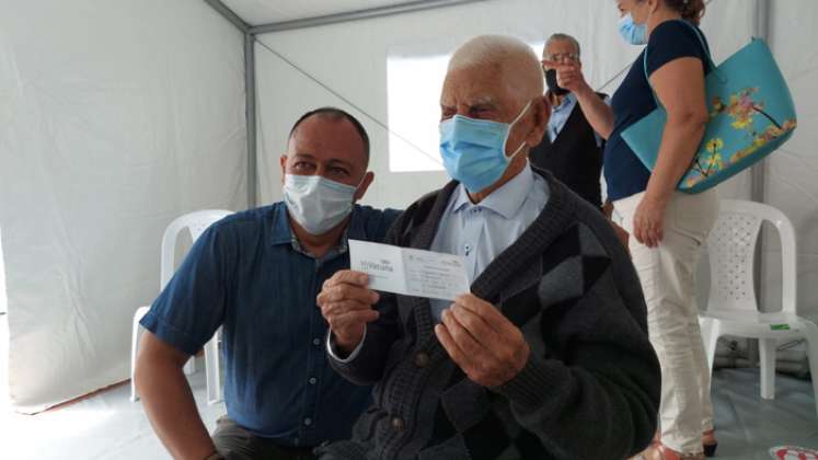 Carlos Julio Rincón tiene 110 años y 3 meses de edad. / Foto: Javier Sarabia