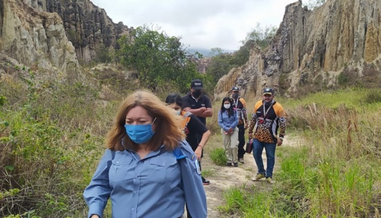 Los Estoraques volvió a recibir visitantes, tras 10 años de cierre 