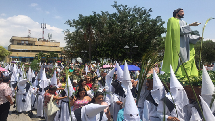 Las concurridas procesiones de antaño solo quedan en los recuerdos de los feligreses debido a las restricciones por la pandemia. Foto: Archivo/ La Opinión