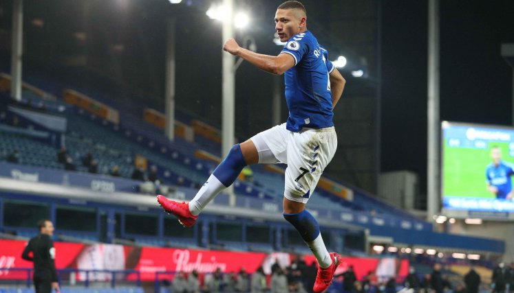 Richarlison, delantero del Everton.