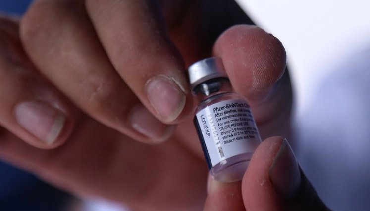 Hoy llegaron 100 mil vacunas de Pfizer. / Foto: Colprensa