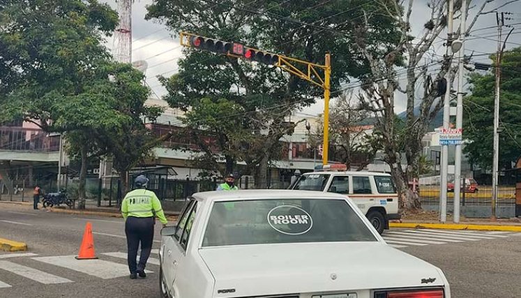 Controles en las calles del Táchira por la posivble llegada de la cepa brasileña./Foto Eilyn Cardozo