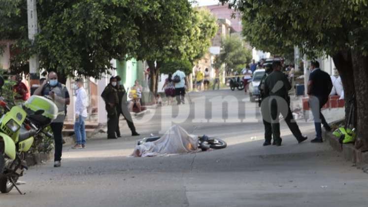 La Brinho llegó al sitio para adelantar la inspección y el levantamiento del cadáver. / Foto: La Opinión