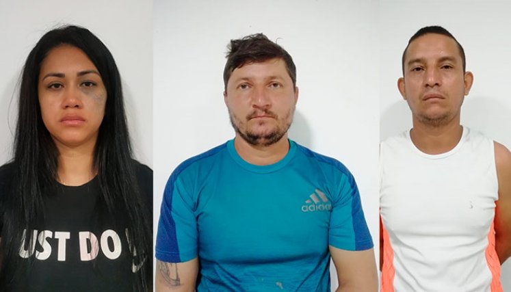 Alias ‘Resorte’ fue enviado a la cárcel junto a su compañera sentimental y un familiar.