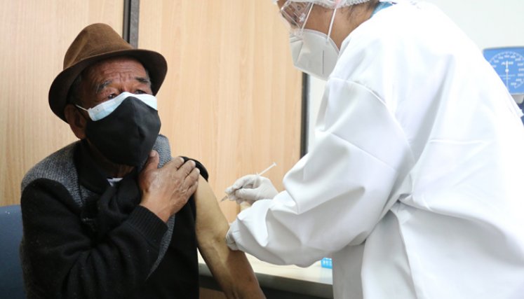 Avanza el plan de vacunación contra el coronavirus. / Foto: Colpensa