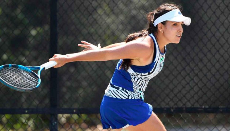 María Camila Osorio Serrano en el torneo de Charleston WTA 250.