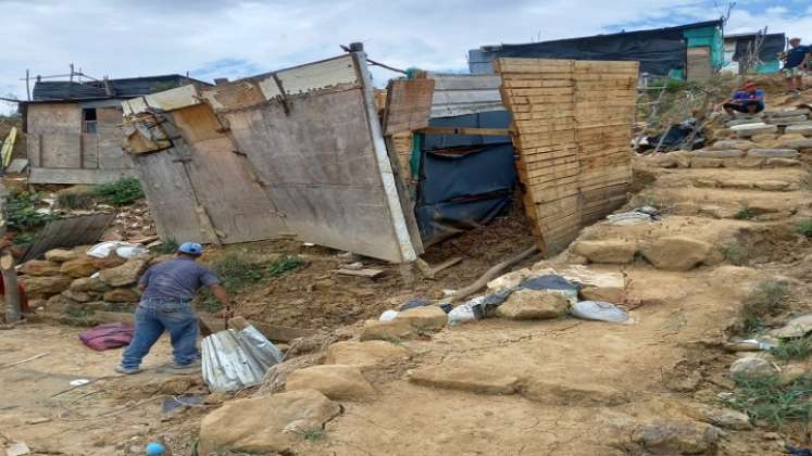 Así se encuentra el asentamiento humano Valles de La Vega en Los Patios./FOTO: Cortesía para La Opinión