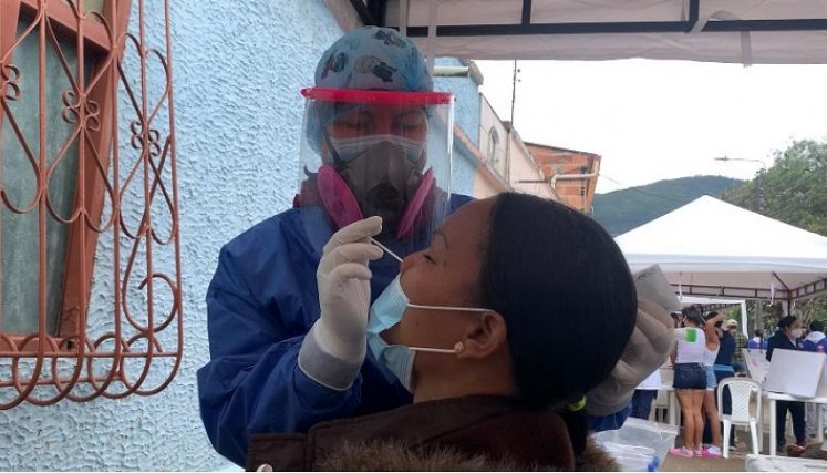 En el municipio mantienen los cercos epidemiológicos para mitigar la propagación del virus.  / Foto: Cortesía/ La Opinión