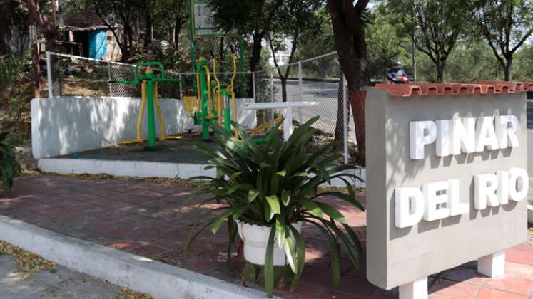 Entrada al barrio Pinar del Río.