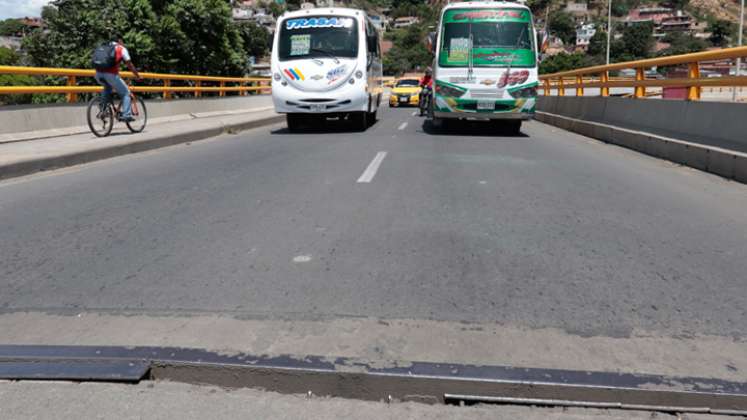 El puente Benito Hernández conecta al municipio de Los Patios con Cúcuta. 