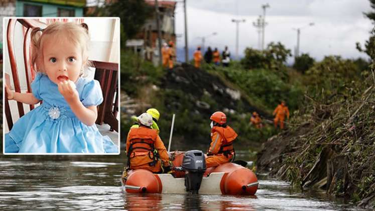  30 kilómetros recorren a diario por el cauce del río Tunjuelito, un grupo de rescatistas de la Defensa Civil con la esperanza de encontrar el cuerpo de la menor Sara Sofía Galván, quien se encuentra desaparecida desde el pasado 15 de enero, sin importar el peligro. (Colprensa-Sergio Acero)