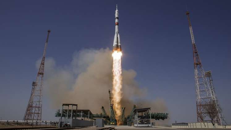 Nave llegó a Estación Espacial Internacional. / Foto: AFP