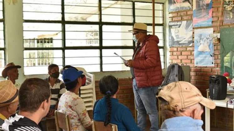 De las 35 JAC del sector rural, 9 tienen RUC asignado, dos están con observaciones; ocho no lo poseen y 16 no registran datos en la plataforma. / Foto: Cortesía 