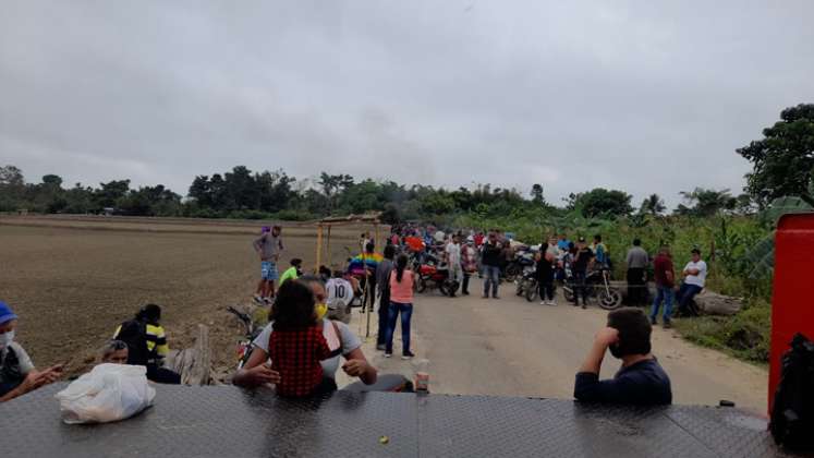 Protesta en Agua Clara