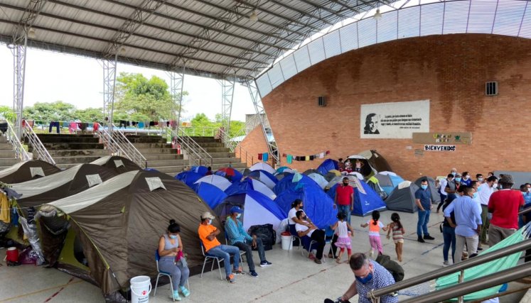 Migrantes venezolanos en Colombia