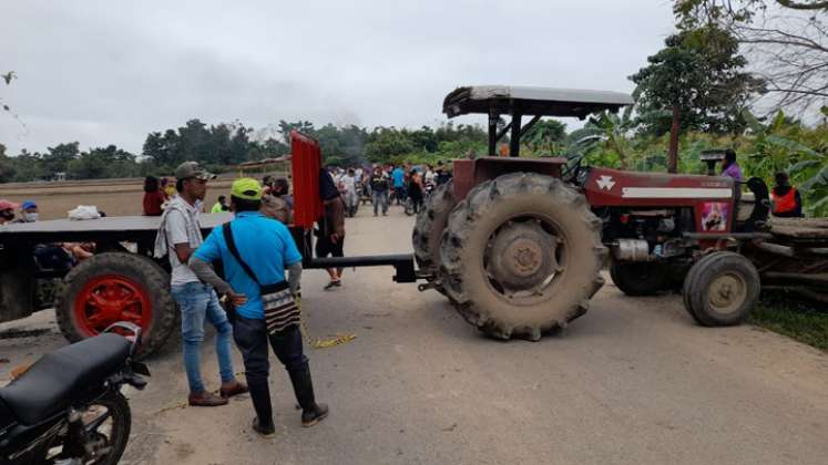 En la zona hay más de 800 agricultores y más de 1.000 hectáreas entre plátano, arroz, yuca y maíz perjudicados, al igual que la ganadería. / Foto: Cortesía