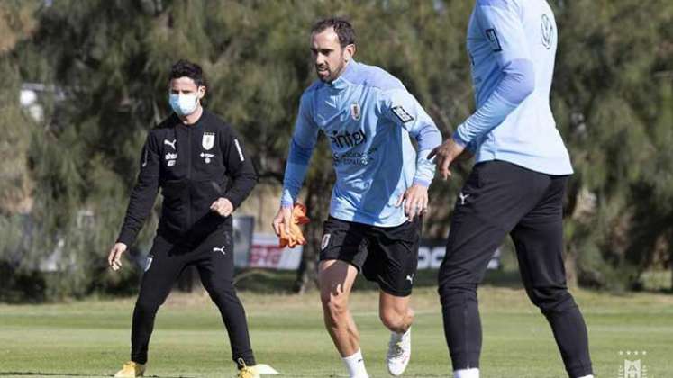 Diego Godín defensa de la selección uruguaya de fútbol