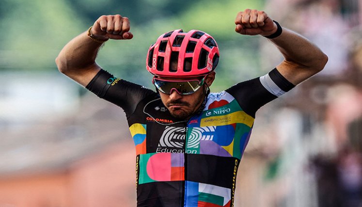 El ciclista italiano Alberto Bettiol 