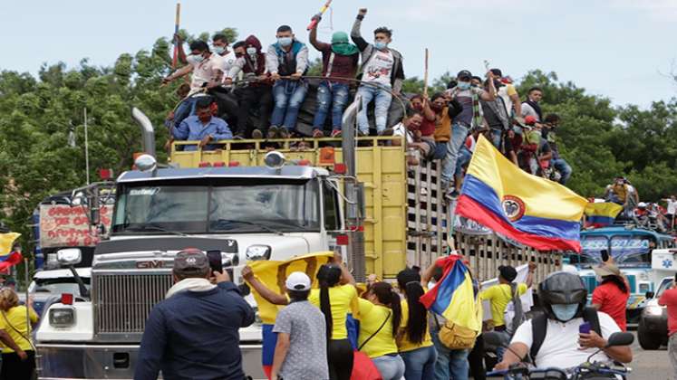 Campesinos del Catatumbo llegan a Cúcuta.