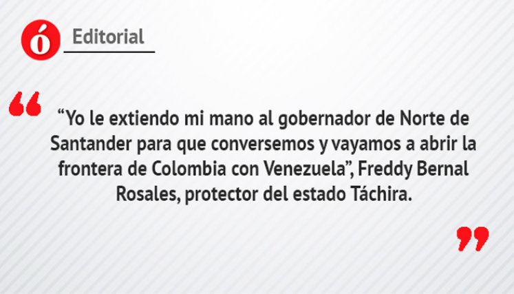 Editorial: Reapertura de los puentes