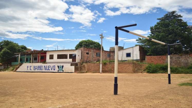 Barrio Nuevo goza de dos parques y tres canchas deportivas para la recreación de la comunidad./Fotógrafo: Pablo Castillo/La Opinión.