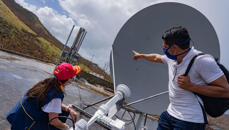 Las antenas serán ubicadas en zonas estratégicas para mejorar la receptividad de señal en hogares y colegios. / Foto: Cortesía