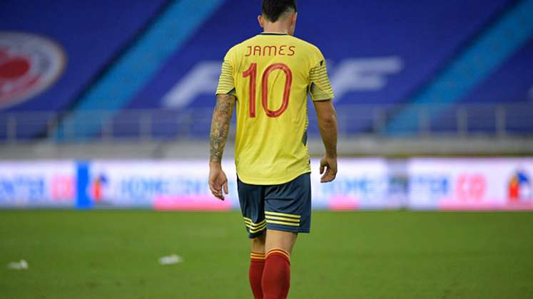 James Rodríguez fue desconvocado de la tricolor. 