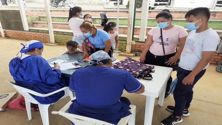 Las jornadas de salud se adelantan en La Palmita. / Cortesía 