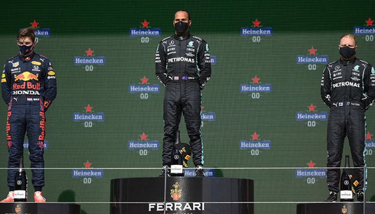 Lewis Hamilton ganó el GP de Portugal 2021. 