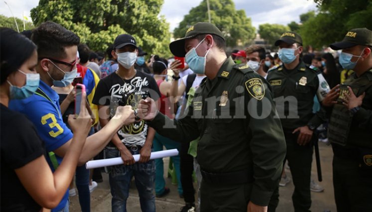 Nueva jornada de manifestaciones en Cúcuta.