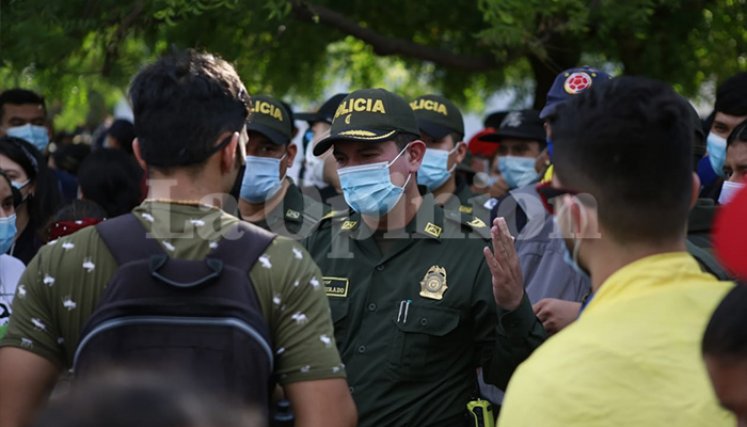 Nueva jornada de manifestaciones en Cúcuta.