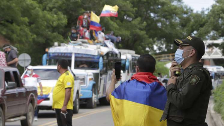 El paro se cumplió de manera ordenada y pacífica en Cúcuta y todo el departamento. / Foto Alfredo Estévez