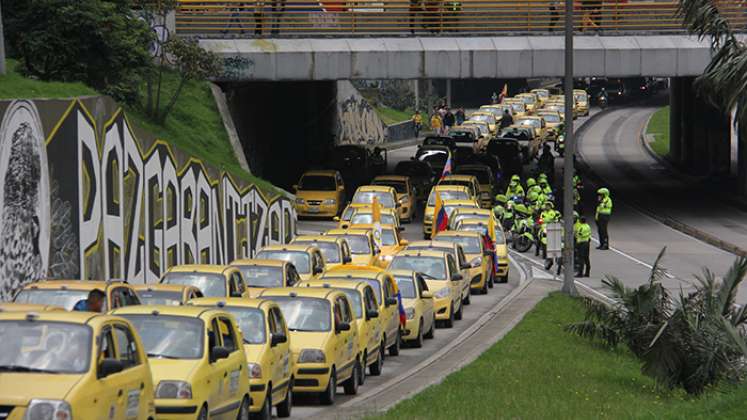 Paro nacional de taxistas