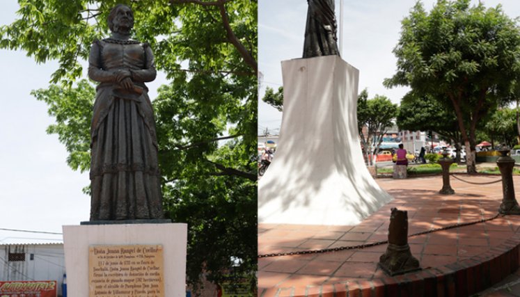 Así se encuentra el parque Juana Rangel de Cuéllar, a la espera de una pronta intervención.