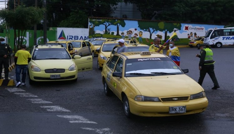 Taxistas convocan paro para el 24 de mayo. / Cortesía 