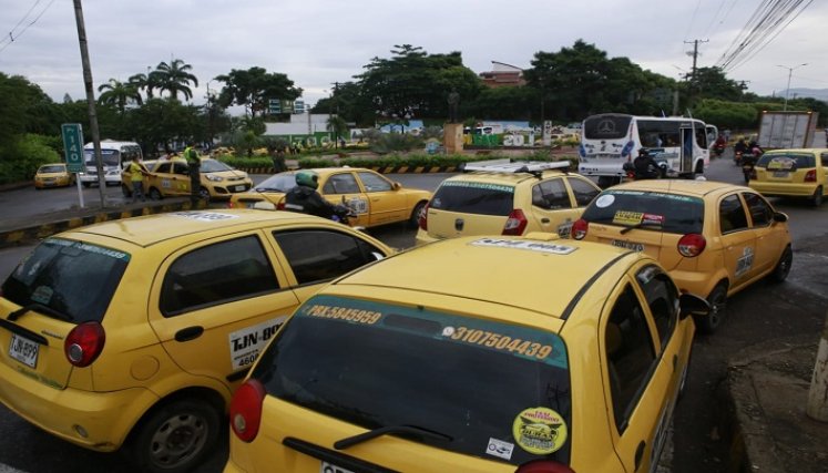 Taxistas convocan paro para el 24 de mayo. / Cortesía 