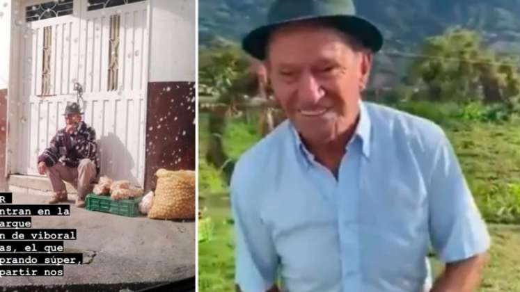 El protagonista de esta historia es un adulto mayor que salió a vender su papa criolla en Carmen de Viboral, Antioquia, y, que gracias a las redes sociales, pudo vender todo su producto. / Foto: Colprensa