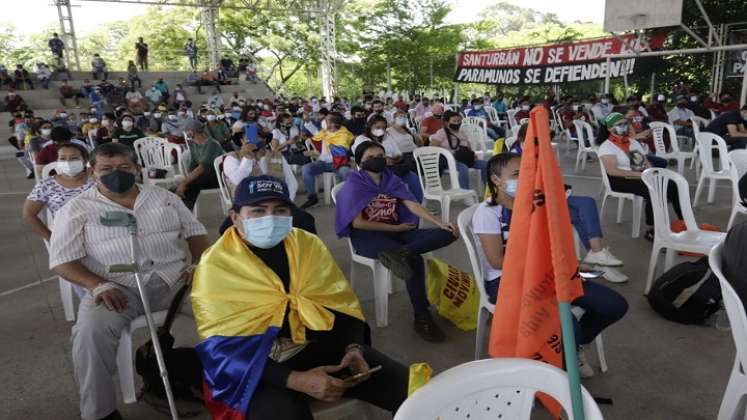 Cabildo abierto en el municipio de El Zulia, Norte de Santander./Foto: Alfredo Estévez - La Opinión