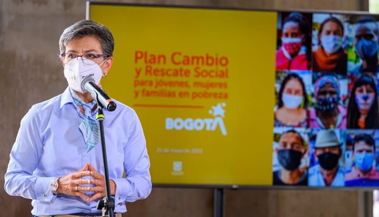 Claudia López, alcaldesa de Bogotá.