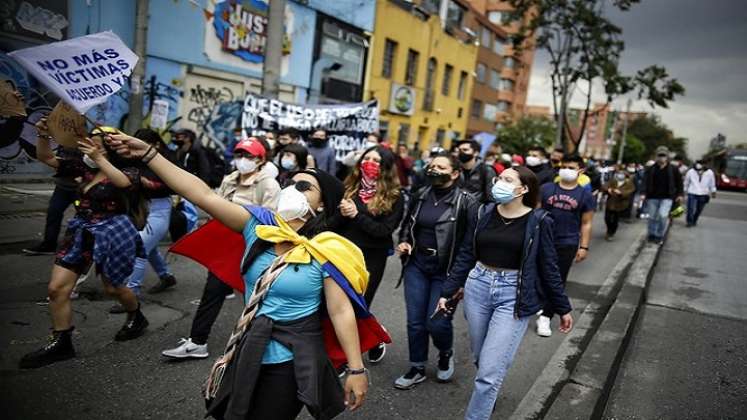  Paro Nacional en contra del Gobierno Nacional. (Colprensa-Sergio Acero)