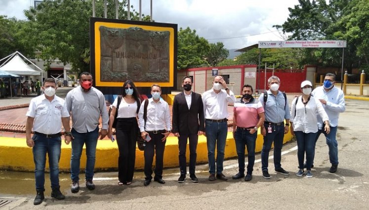 Empresarios de la región se reúnen en Venezuela previo a la apertura de la frontera./Foto: cortesía