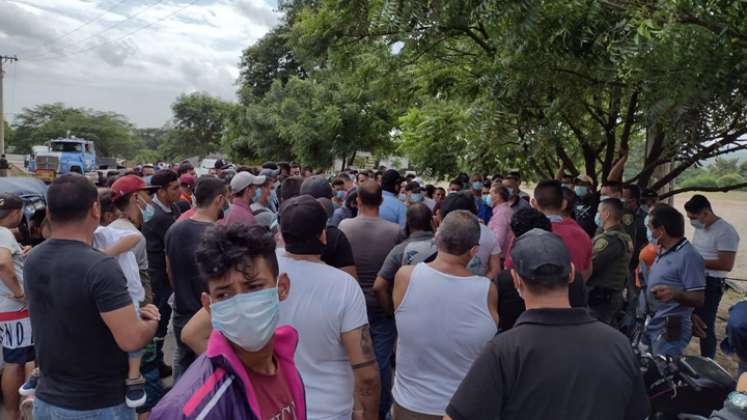 Los transportadores afirmaron que apoyan el paro y las protestas, pero están en total desacuerdo con estos bloqueo de campesinos. / Foto: cortesía