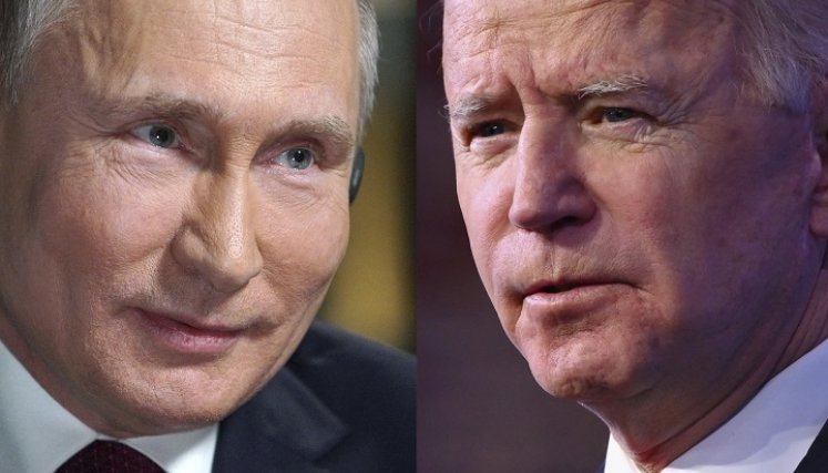 Putin y Biden, presidentes de Rusia y EE. UU.
