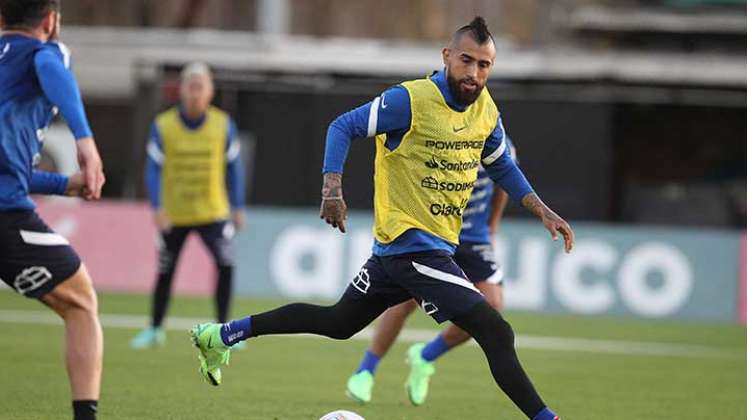 Arturo Vidal, centrocampista de la selección chilena de fútbol.