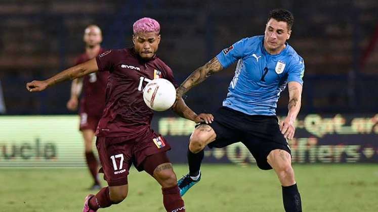 Venezuela y Uruguay se frentaron en Caracas por la octava fecha de las eliminatorias suramericanas.