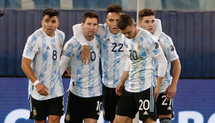 Lionel Messi  y Argentina golearon 4-1 a Bolivia. / Foto: AFP