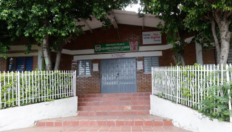 Antes de ser convertido en colegio, en este espacio primero funcionó un  comedor infantil.