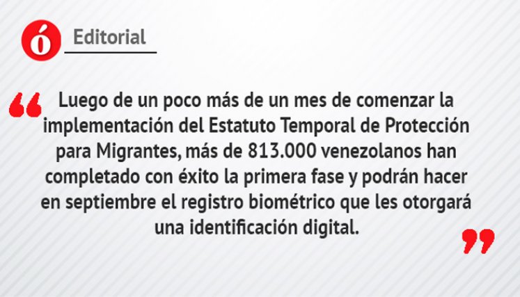Editorial: Atención al éxodo venezolano