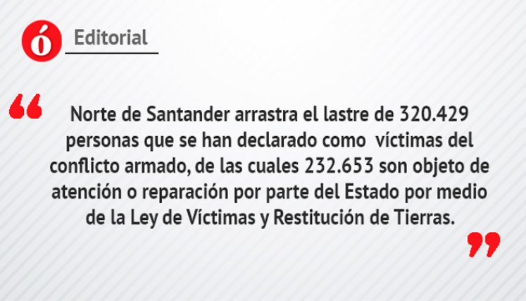 Editorial: Ley de Víctimas